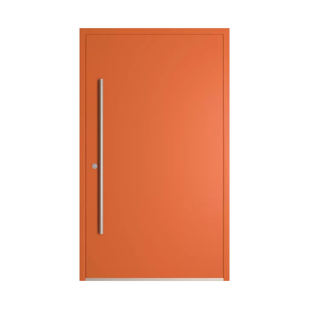 RAL 2010 Signal orange entry-doors models-of-door-fillings dindecor sl01  