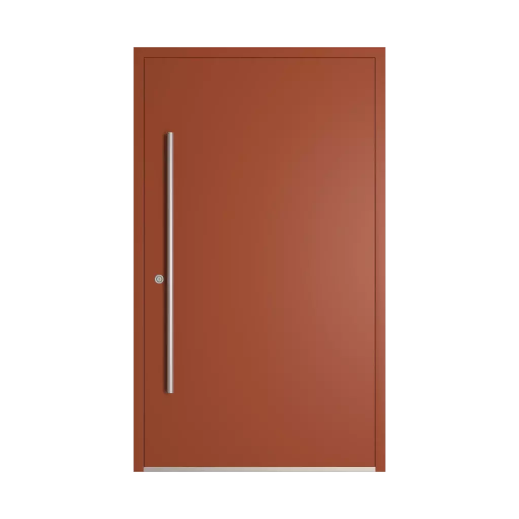 RAL 2013 Pearl orange entry-doors models-of-door-fillings dindecor sl01  