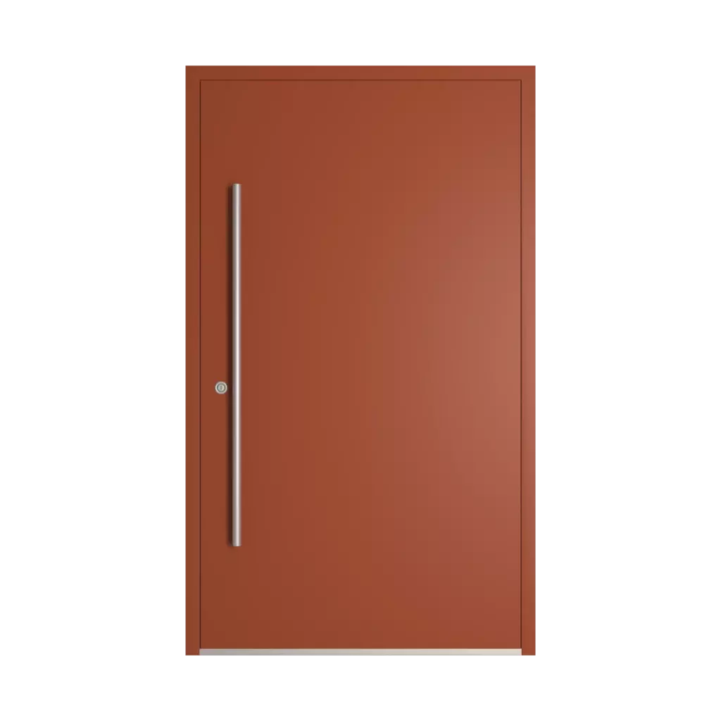 RAL 2013 Pearl orange entry-doors models-of-door-fillings dindecor model-6123  