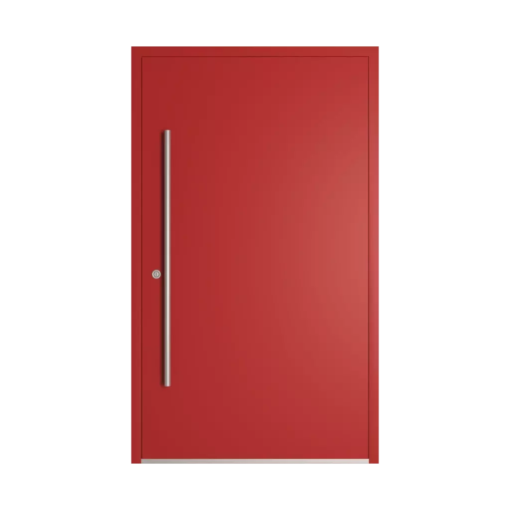 RAL 3000 Flame red entry-doors models-of-door-fillings dindecor cl09  