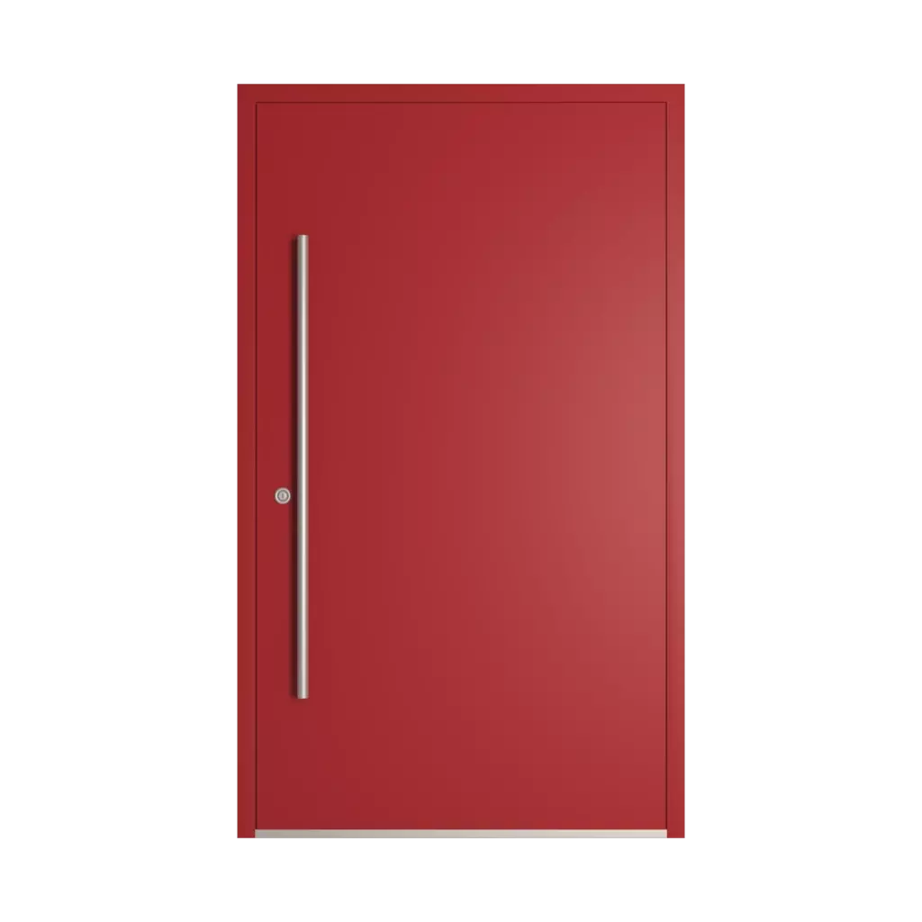 RAL 3001 Signal red entry-doors models-of-door-fillings dindecor sl01  
