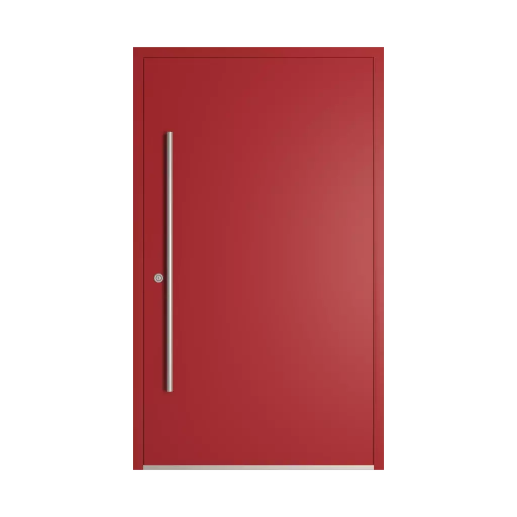 RAL 3001 Signal red entry-doors models-of-door-fillings dindecor model-5041  