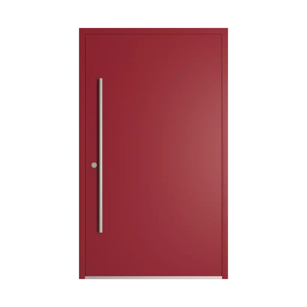 RAL 3003 Ruby red entry-doors models-of-door-fillings dindecor sl01  