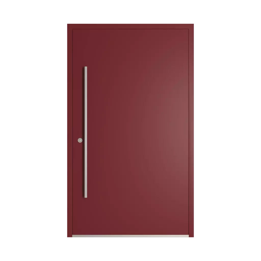 RAL 3004 Purple red entry-doors models-of-door-fillings dindecor model-5041  