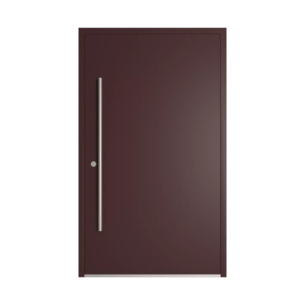 RAL 3007 Black red products pvc-entry-doors    