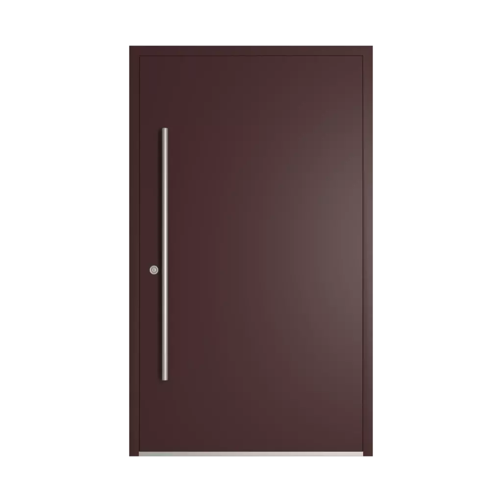 RAL 3007 Black red entry-doors models-of-door-fillings dindecor gl08  