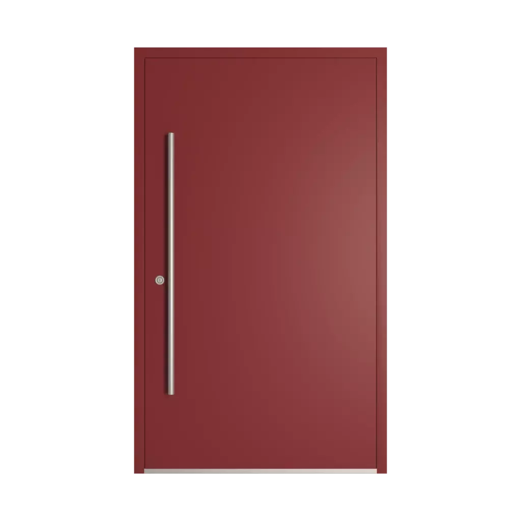 RAL 3011 Brown red entry-doors models-of-door-fillings dindecor 6124-pwz  