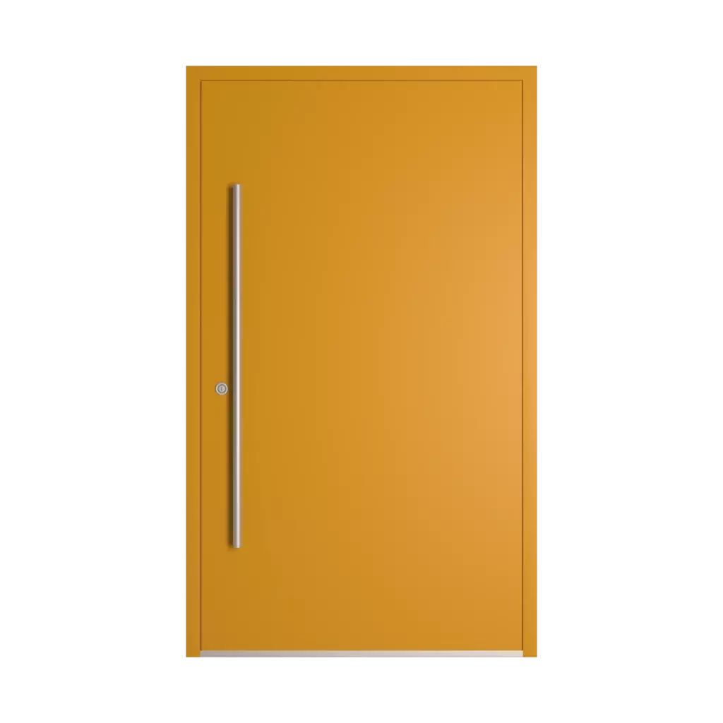 RAL 1005 Honey yellow entry-doors models-of-door-fillings dindecor sk01-beton  