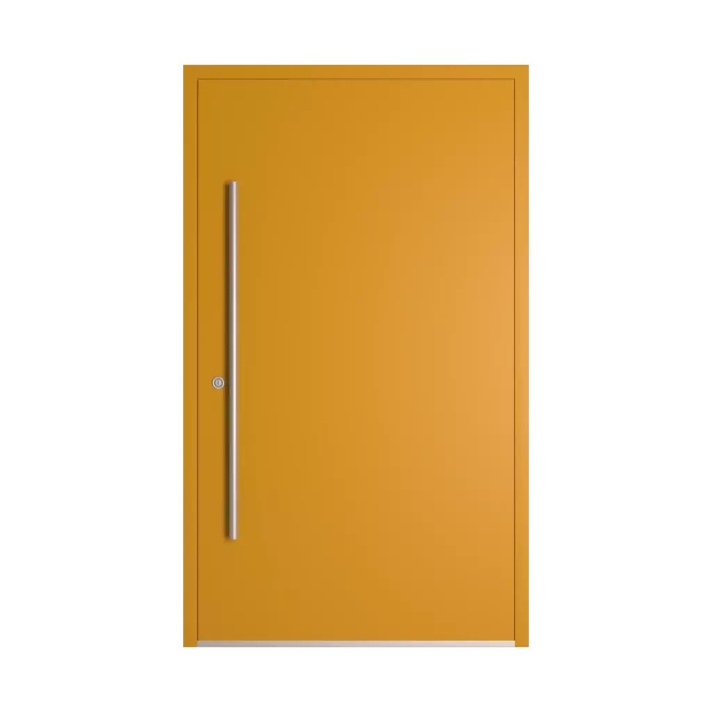 RAL 1005 Honey yellow entry-doors models-of-door-fillings dindecor gl08  