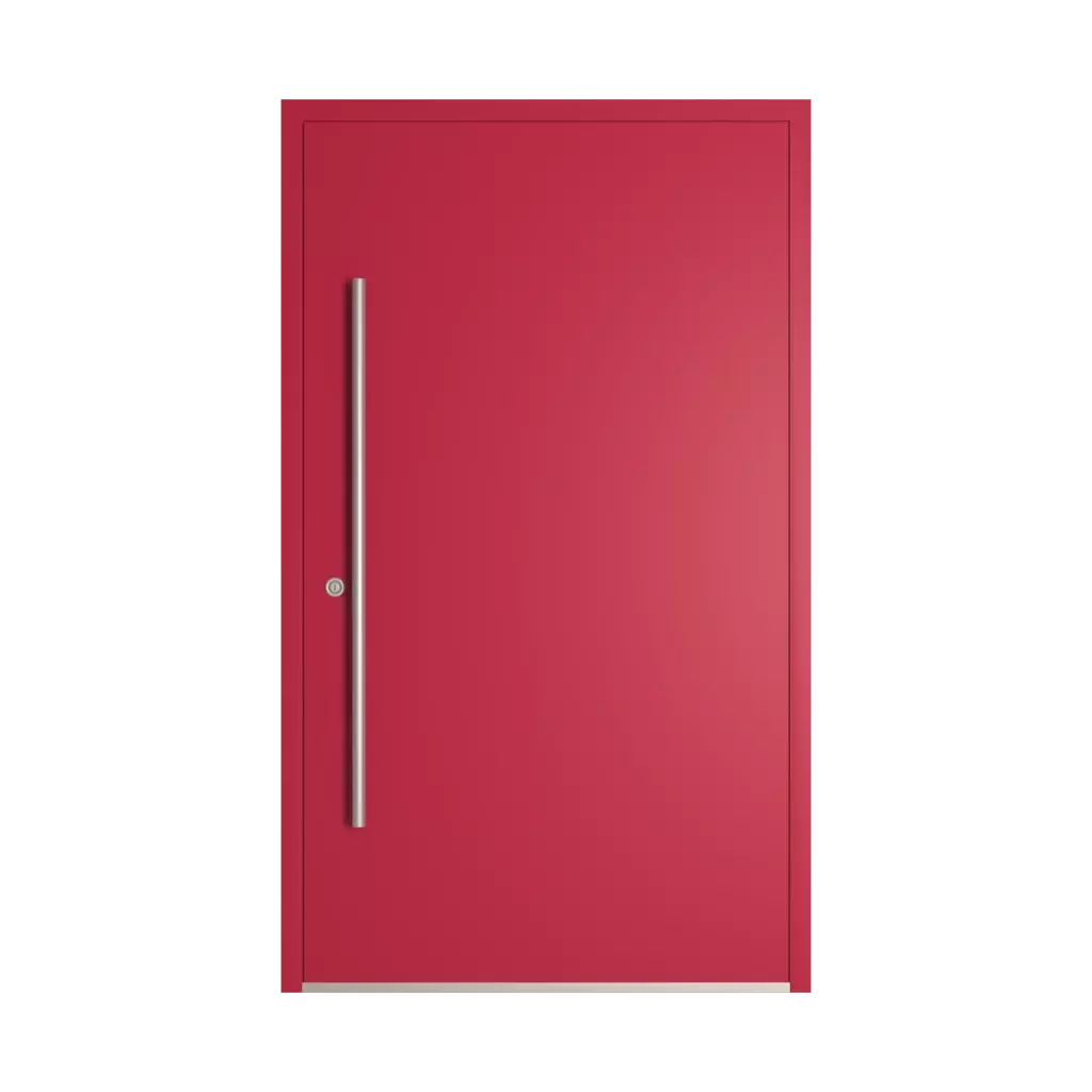 RAL 3027 Raspberry red entry-doors models-of-door-fillings dindecor model-5041  