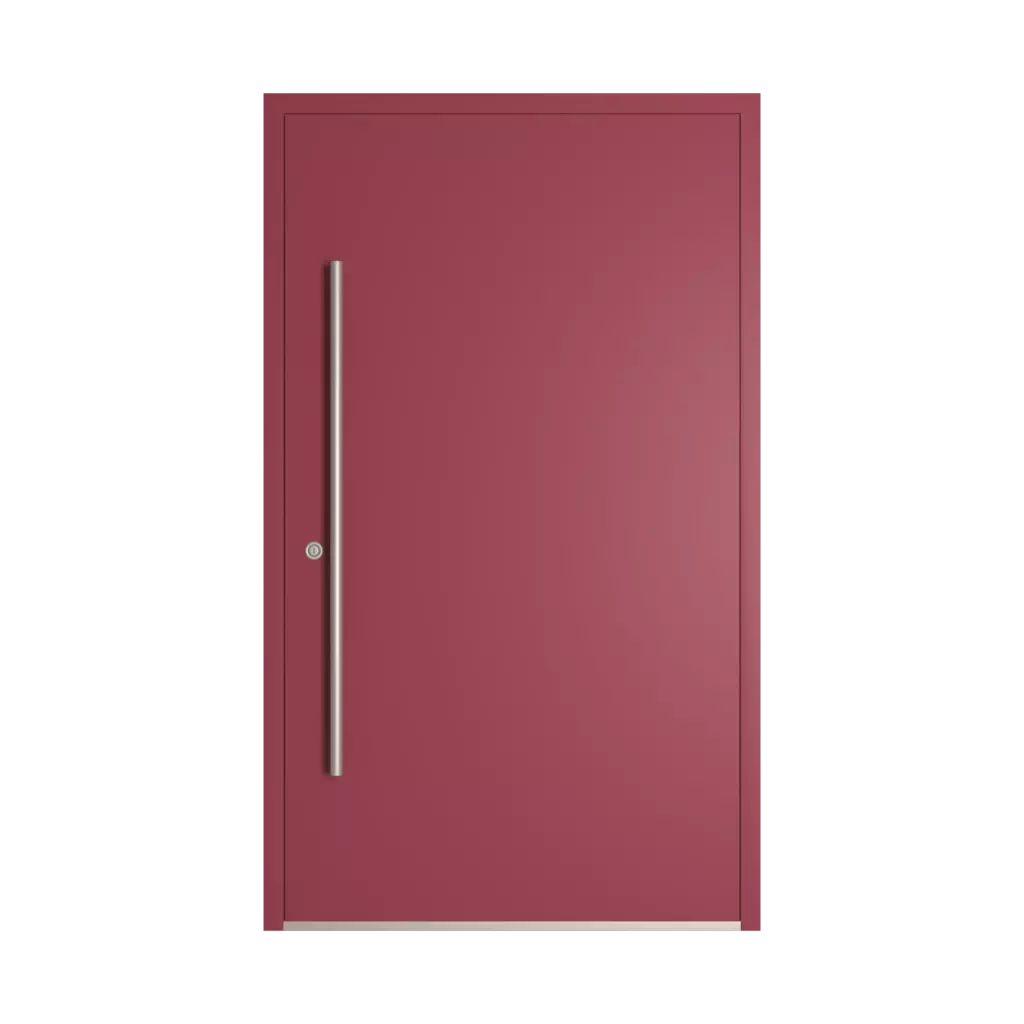 RAL 4002 Red violet entry-doors models-of-door-fillings dindecor model-5041  