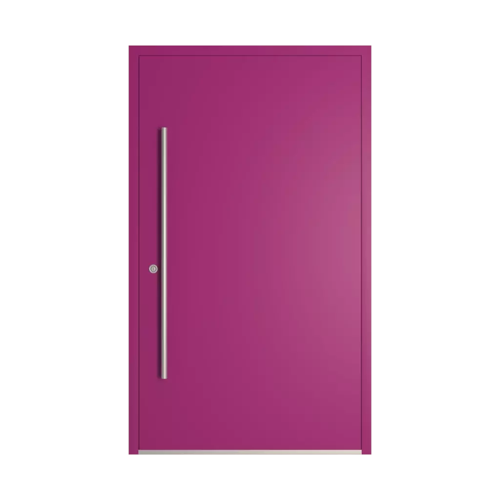 RAL 4006 Traffic purple products pvc-entry-doors    