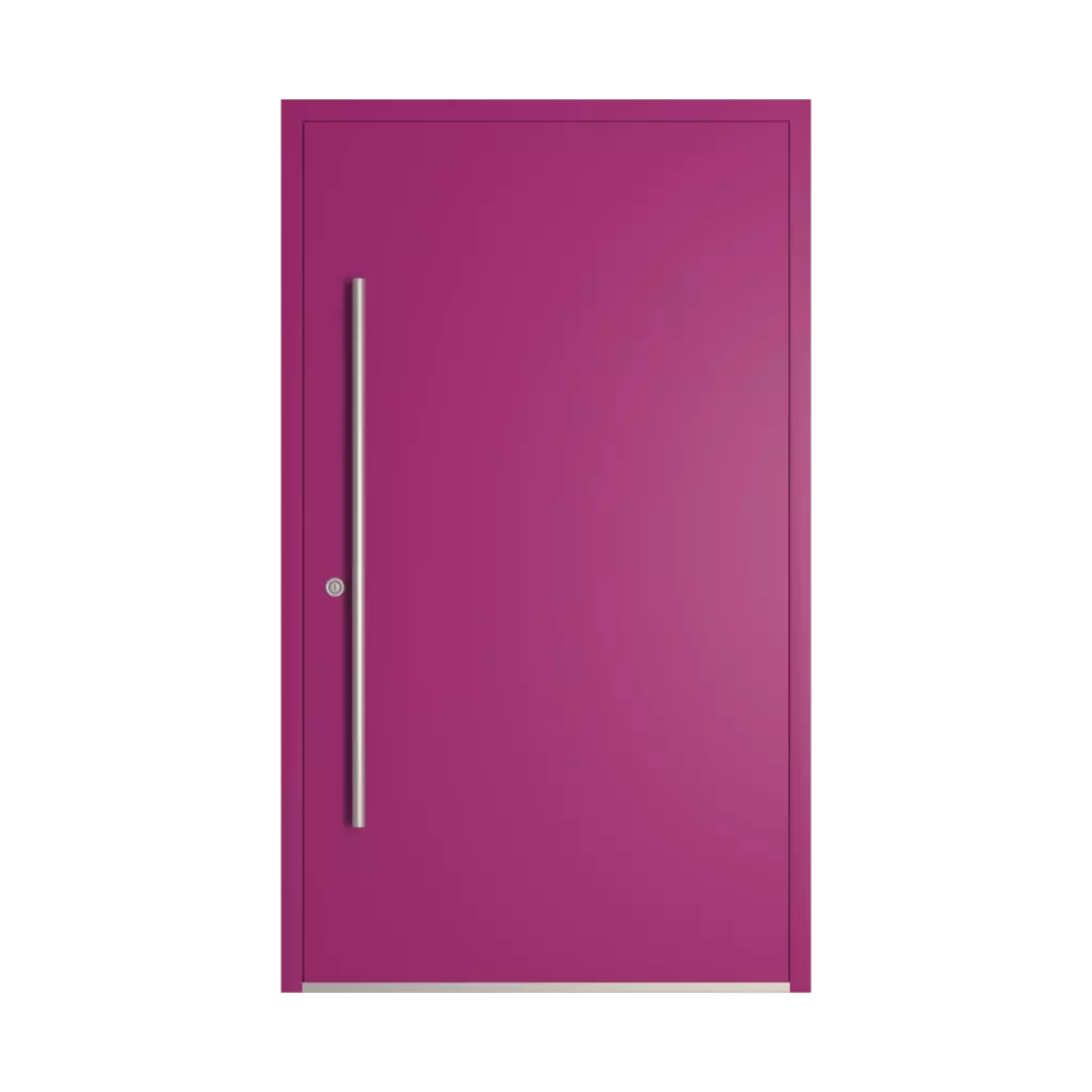 RAL 4006 Traffic purple entry-doors models-of-door-fillings dindecor model-5041  