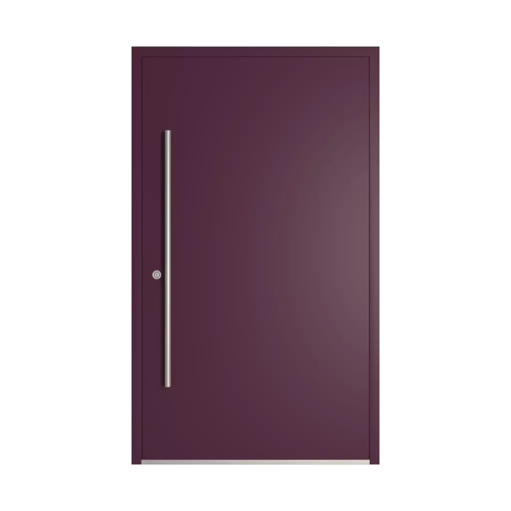 RAL 4007 Purple violet entry-doors models-of-door-fillings dindecor rl07  