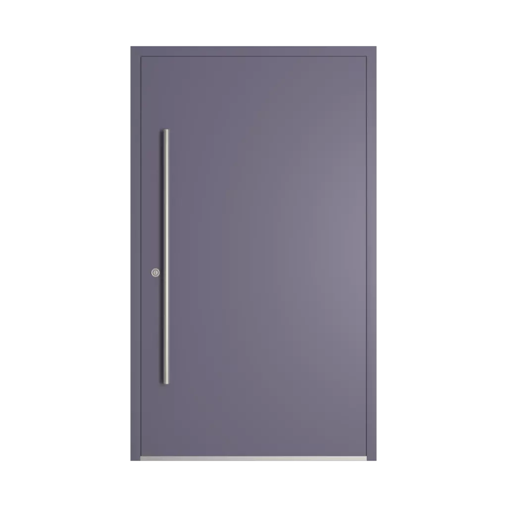 RAL 4012 Pearl blackberry entry-doors models-of-door-fillings dindecor model-5041  