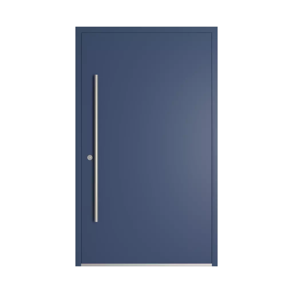 RAL 5000 Violet blue entry-doors models-of-door-fillings dindecor 5008-pvc  