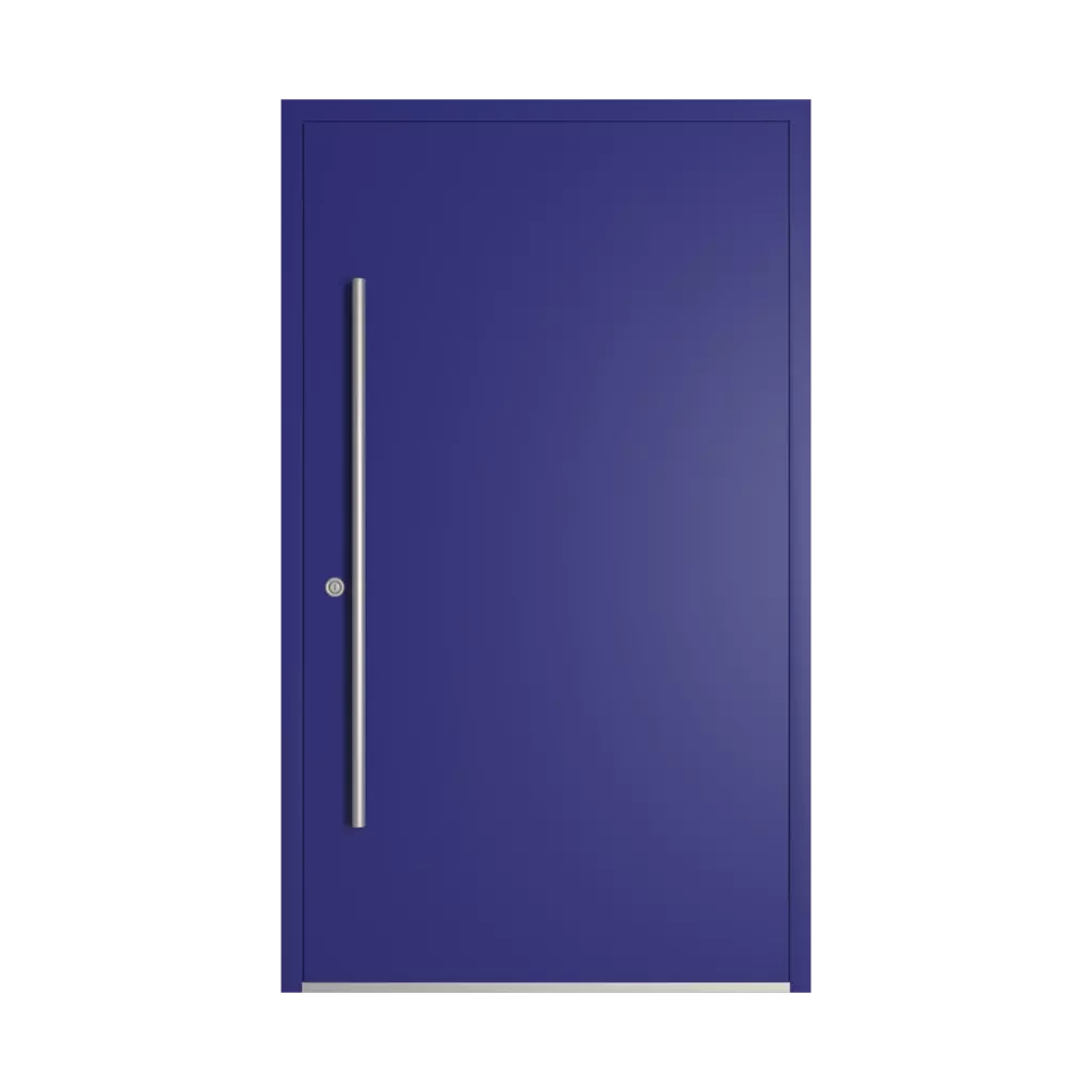 RAL 5002 Ultramarine blue entry-doors models-of-door-fillings dindecor model-6123  