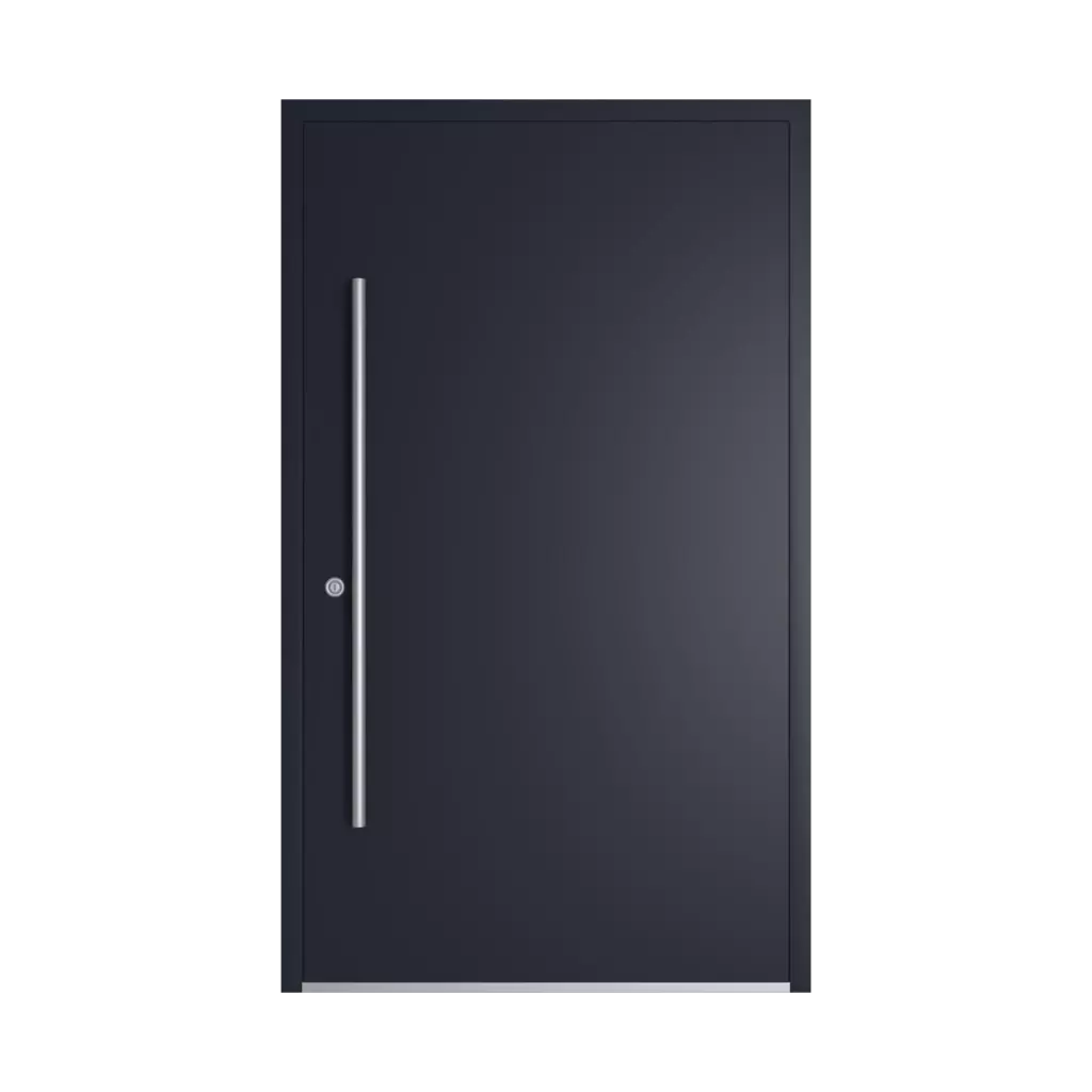 RAL 5004 Black blue entry-doors models-of-door-fillings dindecor be02  