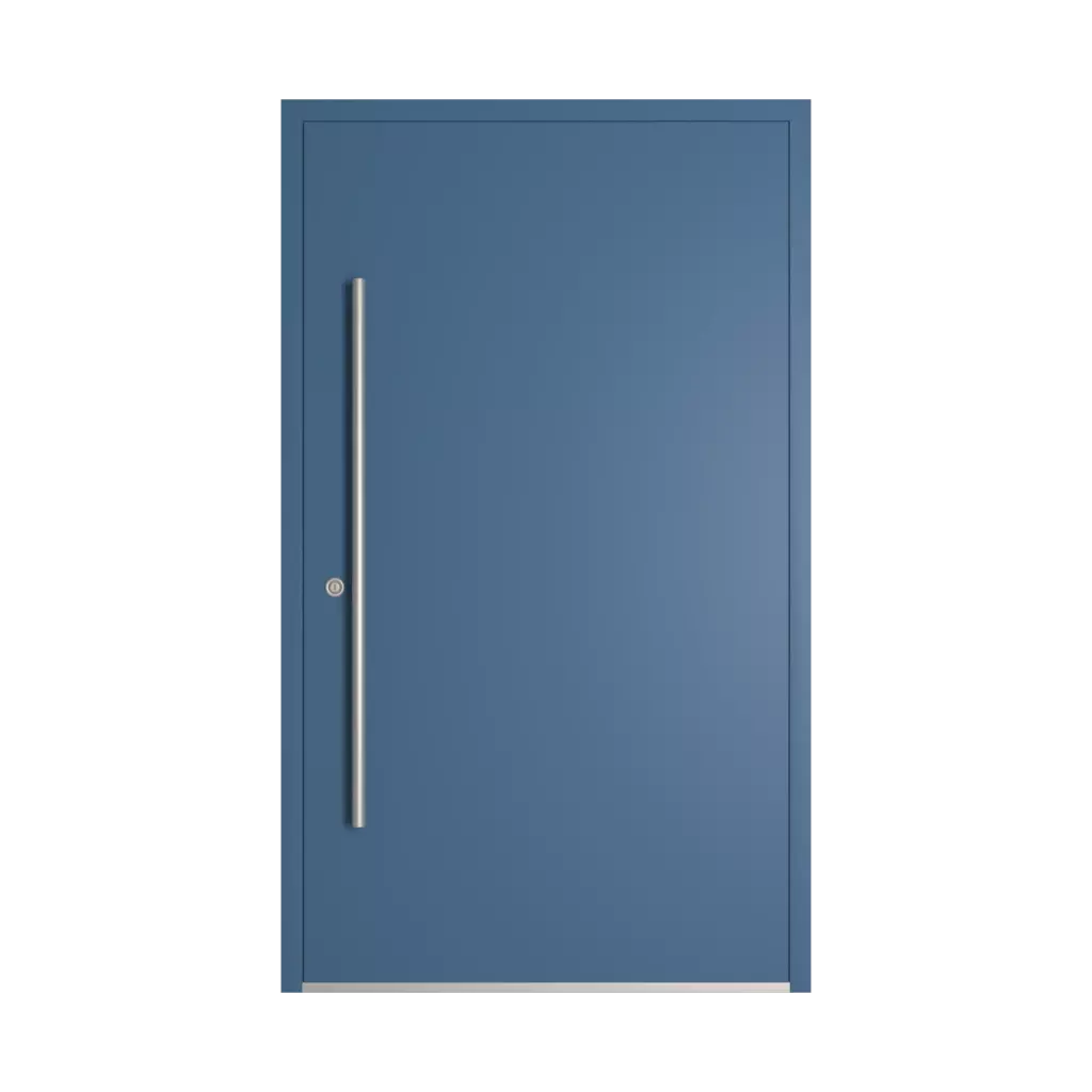 RAL 5007 Brilliant blue entry-doors models-of-door-fillings dindecor cl23  