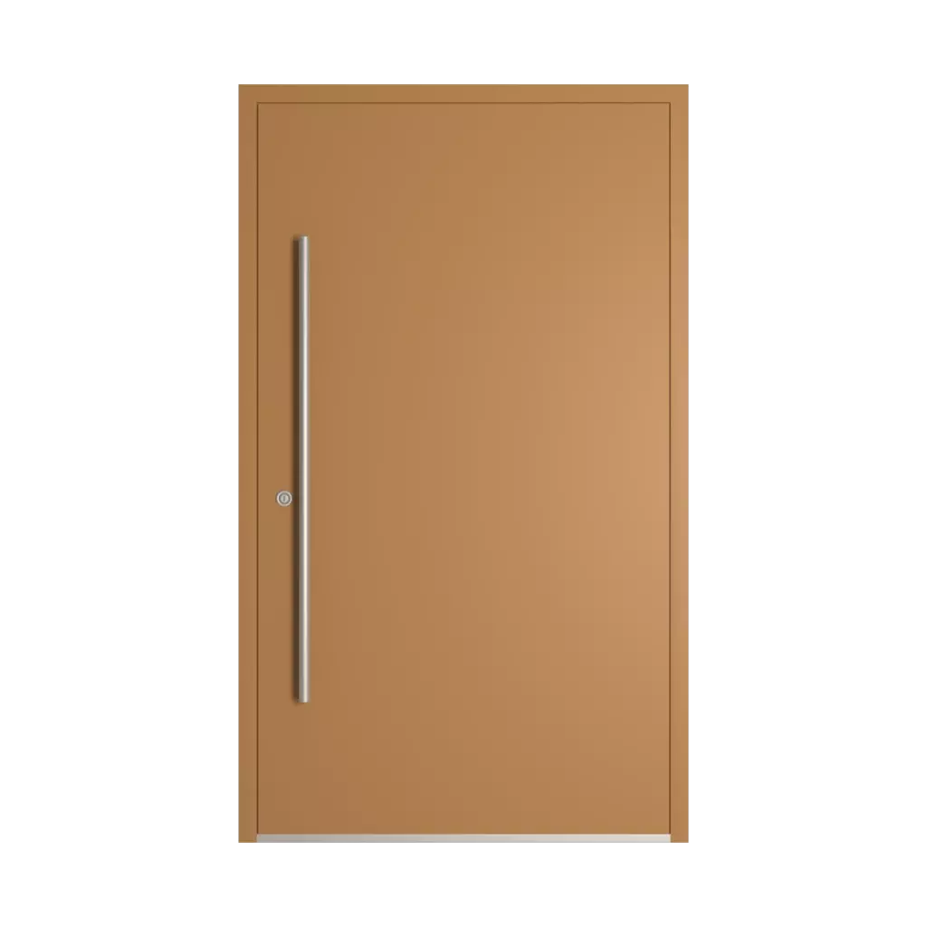 RAL 1011 Brown beige entry-doors models-of-door-fillings dindecor 6132-black  