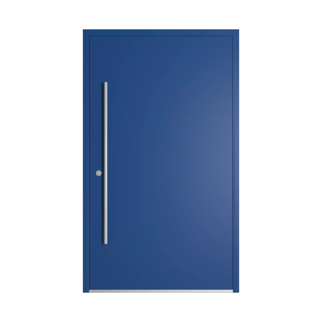 RAL 5010 Gentian blue entry-doors models-of-door-fillings dindecor model-6123  