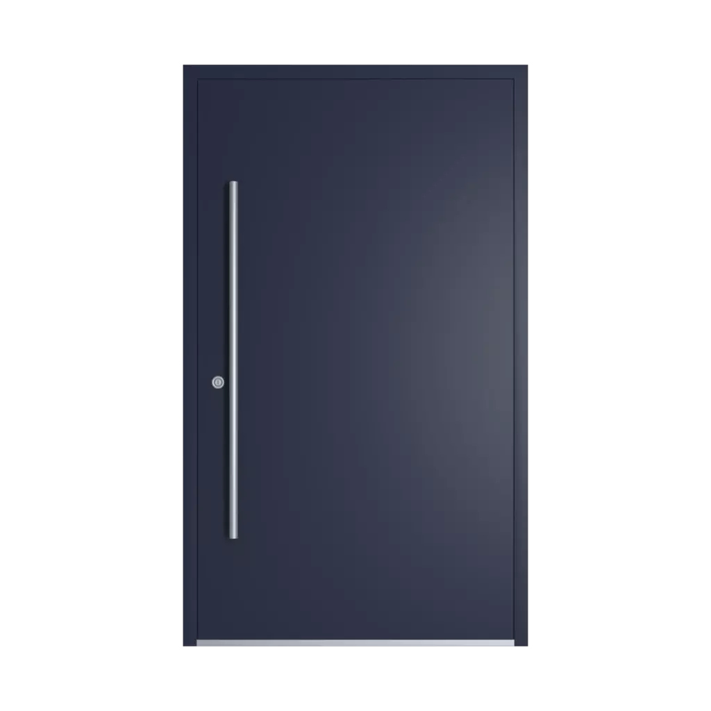 RAL 5011 Steel blue entry-doors models-of-door-fillings dindecor model-5041  