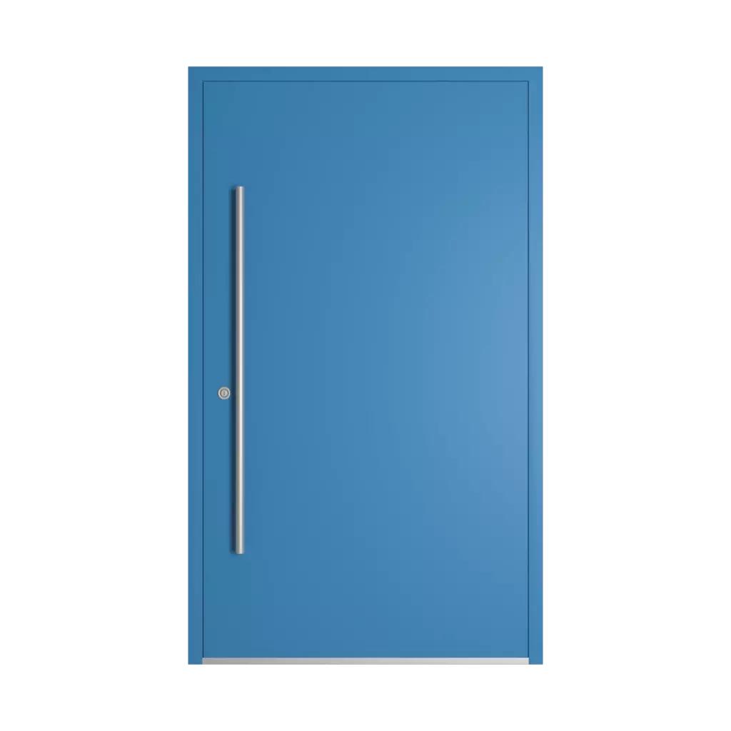 RAL 5012 Light blue entry-doors models-of-door-fillings dindecor sl01  