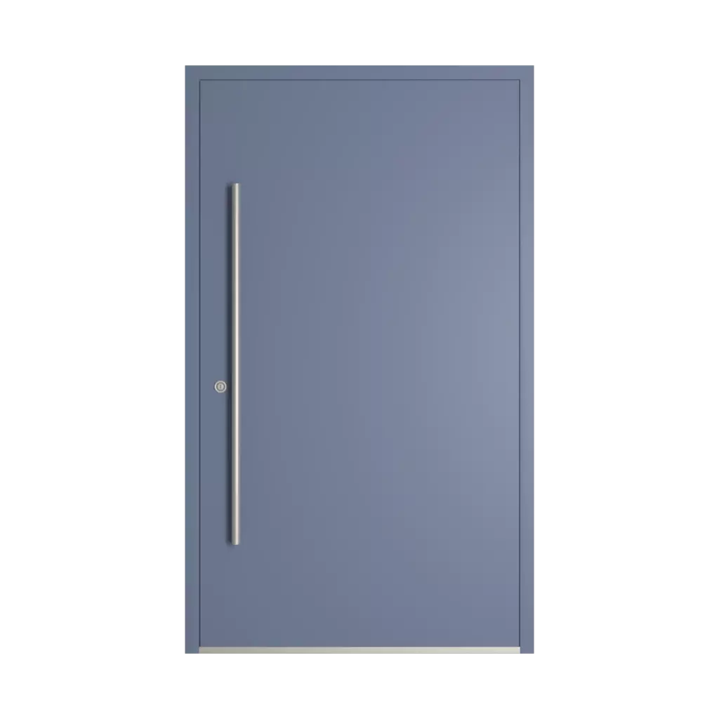 RAL 5014 Pigeon blue entry-doors models-of-door-fillings dindecor sk06-grey  