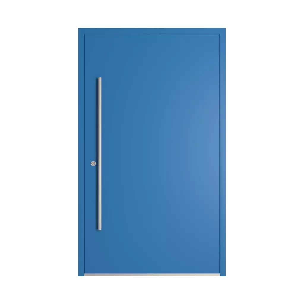 RAL 5015 Sky blue entry-doors models-of-door-fillings dindecor model-6123  