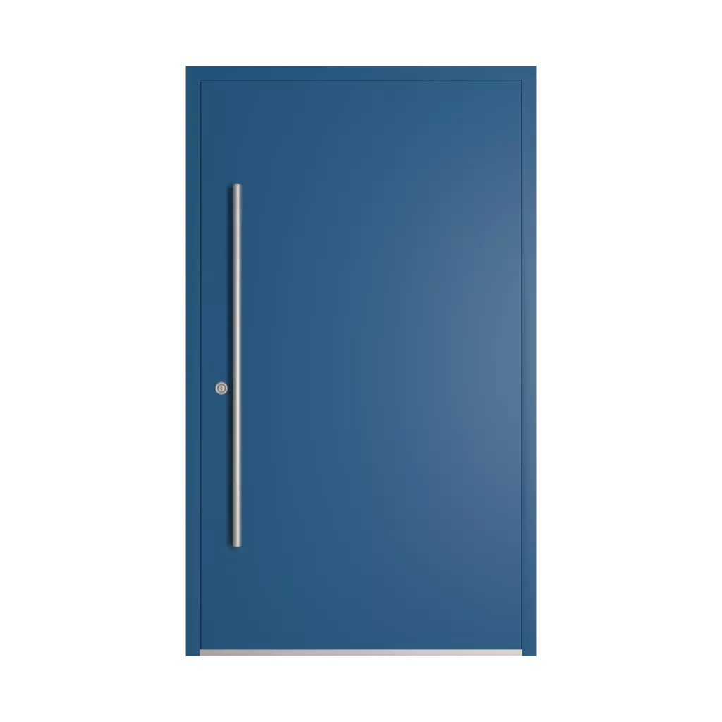 RAL 5019 Capri blue entry-doors models-of-door-fillings dindecor sk06-grey  
