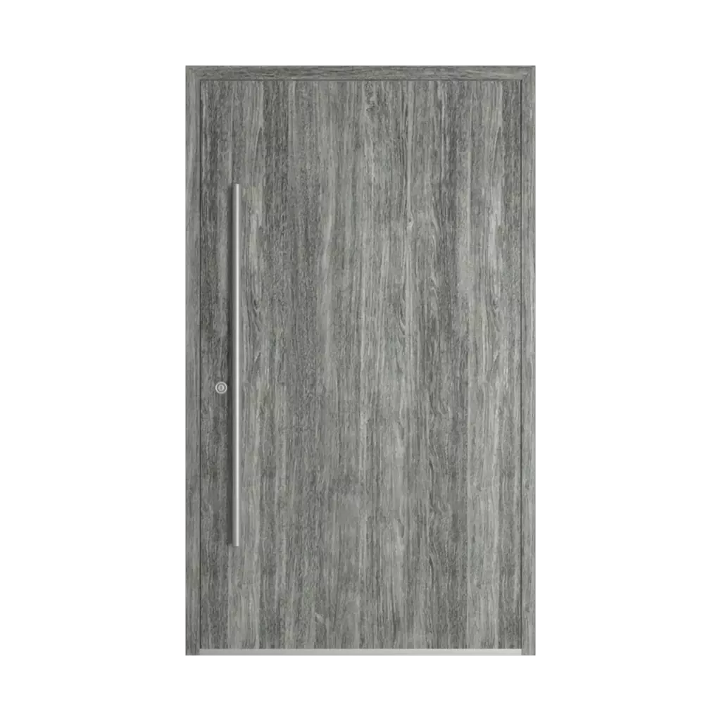 Sheffield oak concrete woodec entry-doors models-of-door-fillings dindecor 6132-black  
