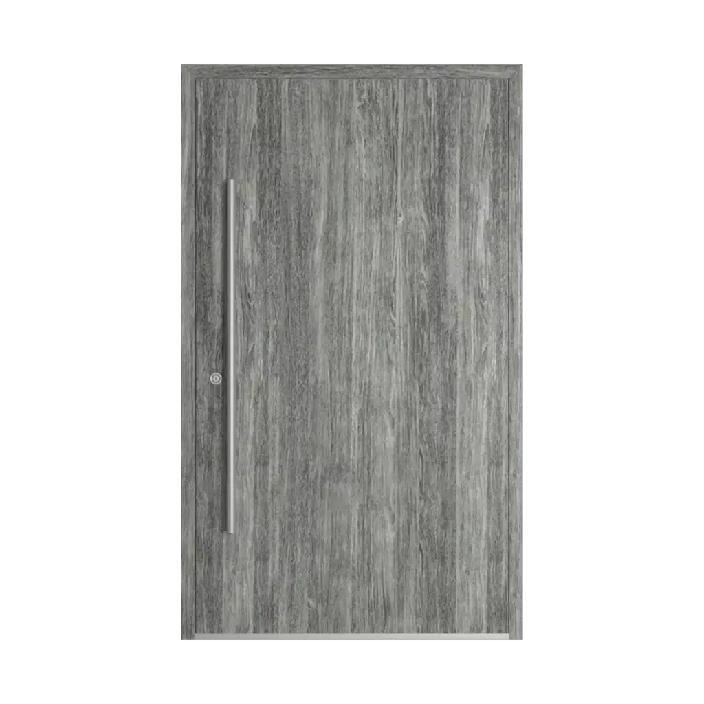 Sheffield oak concrete woodec entry-doors models-of-door-fillings dindecor model-6123  