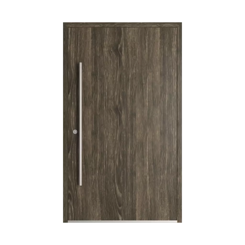 Brown sheffield oak entry-doors models-of-door-fillings dindecor model-5041  