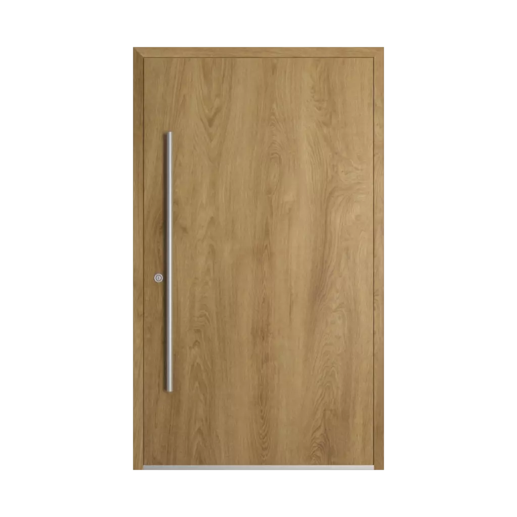 Natural oak entry-doors models-of-door-fillings dindecor sl01  