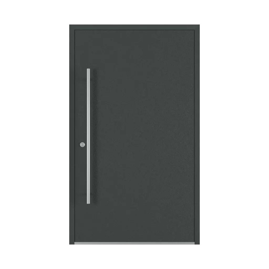 Gray anthracite sand ✨ entry-doors models-of-door-fillings dindecor be04  