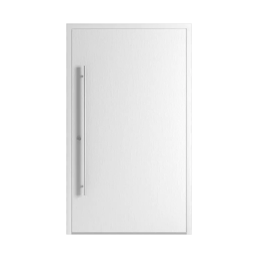 Traffic white aludec entry-doors models-of-door-fillings dindecor model-6109  