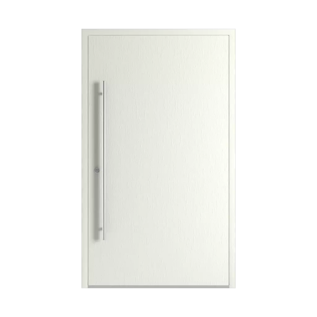Textured white products pvc-entry-doors    