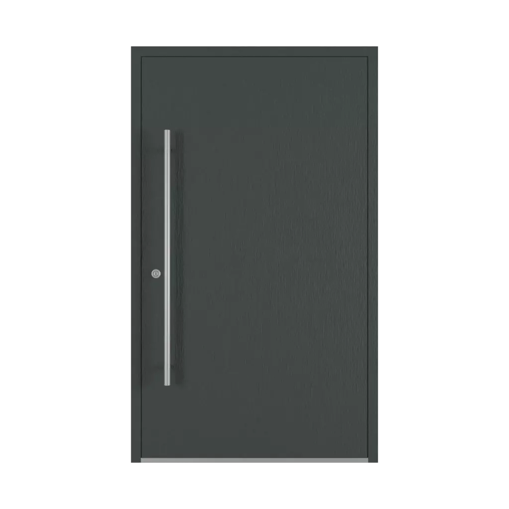 Anthracite gray ✨ entry-doors models-of-door-fillings dindecor gl08  