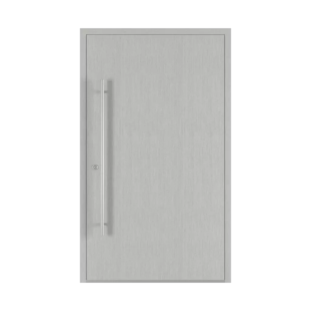 Metbrush aluminium entry-doors models-of-door-fillings dindecor 6132-black  