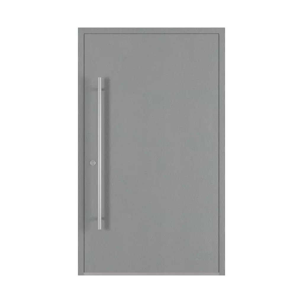 Window gray aludec entry-doors models-of-door-fillings dindecor model-6111  