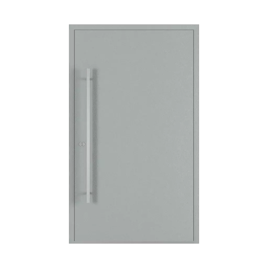 Gray entry-doors models-of-door-fillings dindecor model-6123  