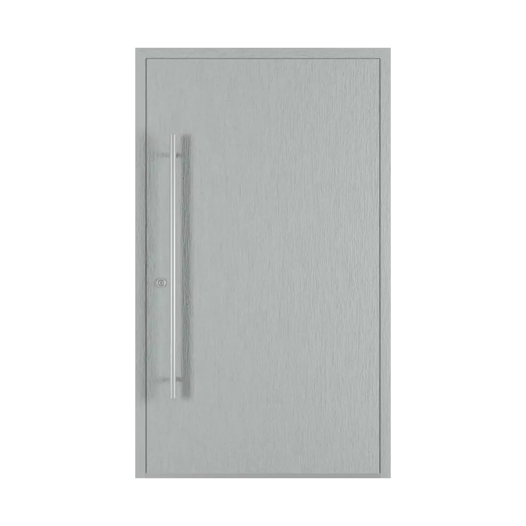 Textured gray entry-doors models-of-door-fillings dindecor 6132-black  