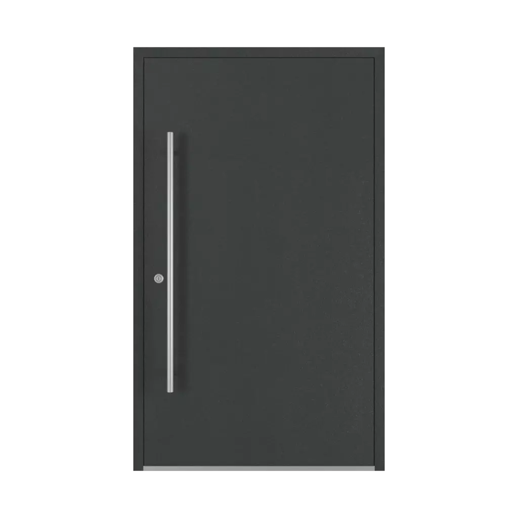 Aludec gray anthracite entry-doors models-of-door-fillings dindecor 2802-black  