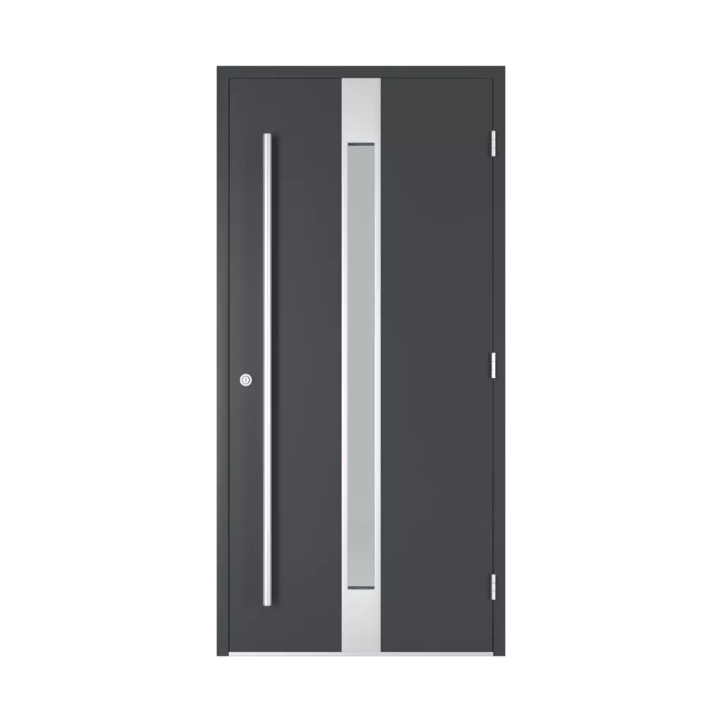 Door without transom entry-doors models-of-door-fillings dindecor model-6110  