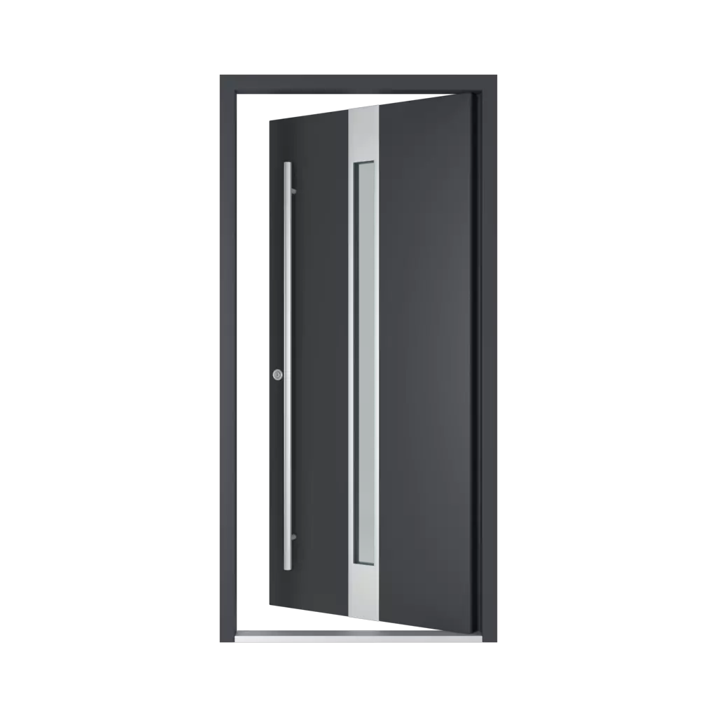 Left opening inwards entry-doors models-of-door-fillings dindecor ll01  