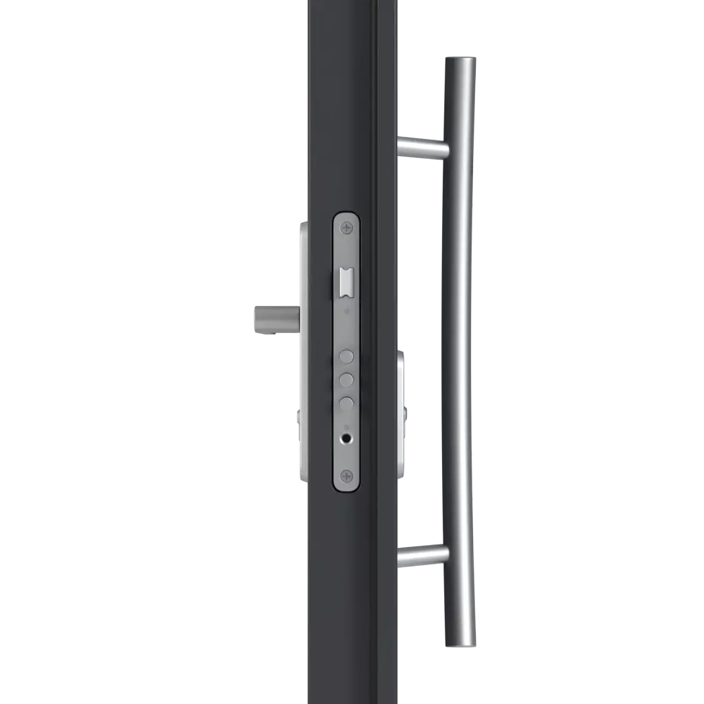 Handle/pull handle entry-doors models-of-door-fillings dindecor sk06-grey  