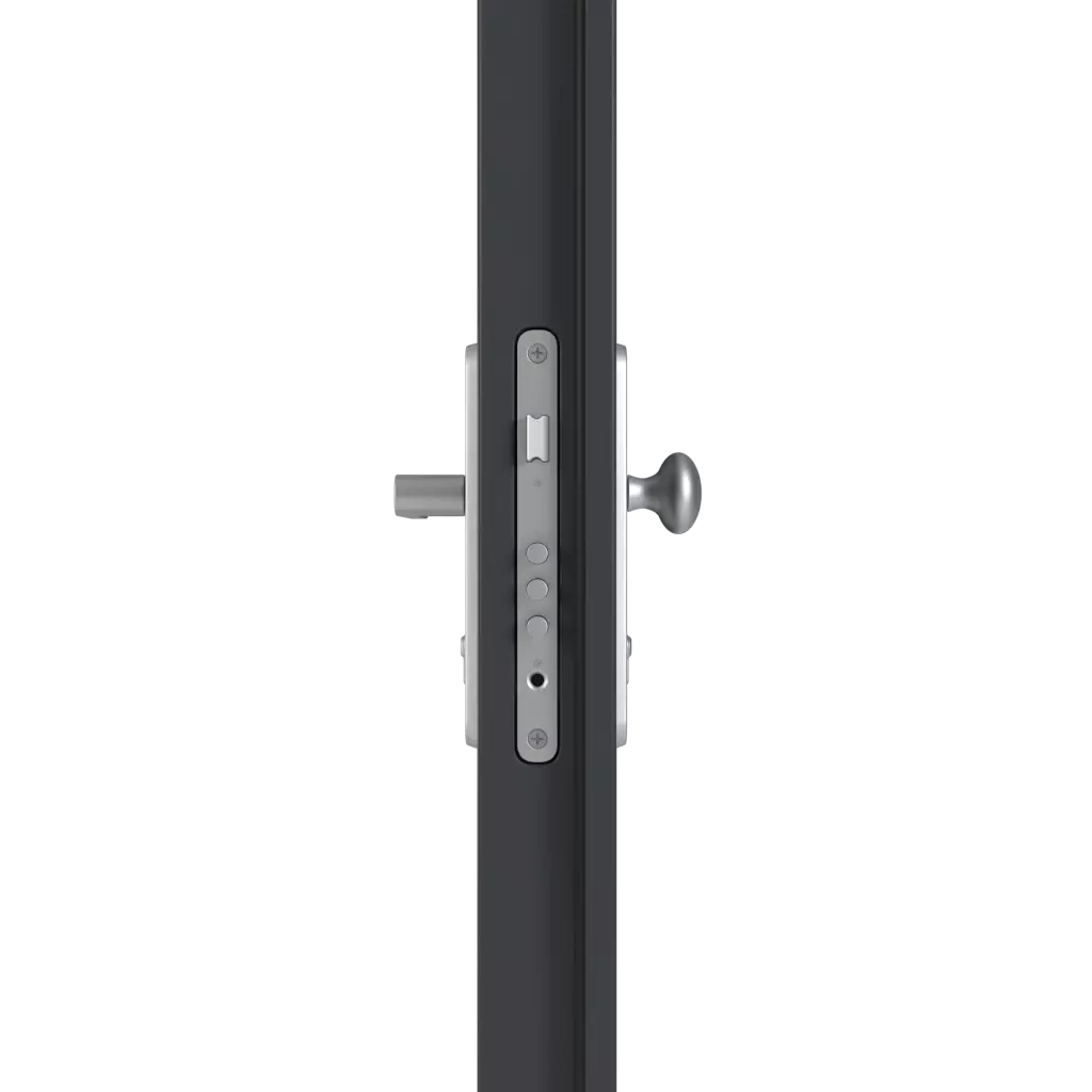 Door knob/handle entry-doors models-of-door-fillings dindecor gl08  
