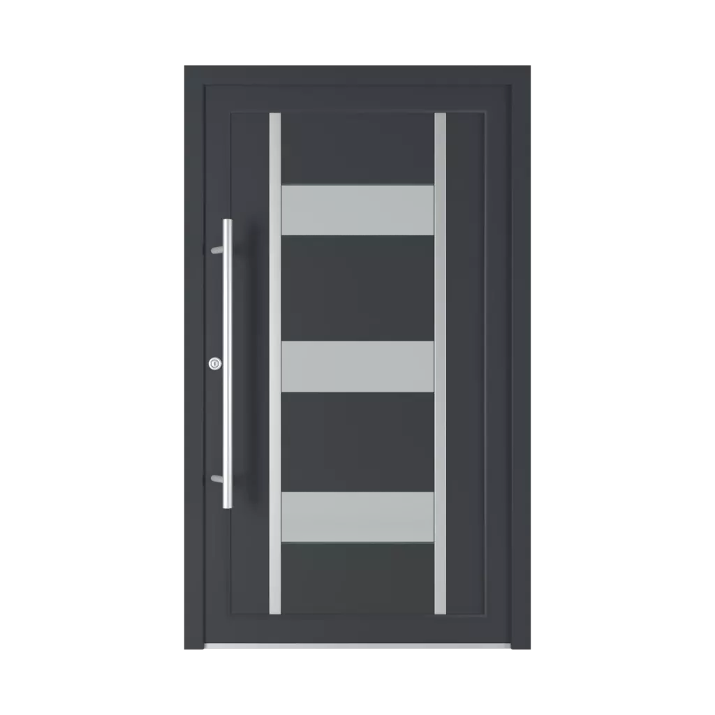 6004 PVC entry-doors models-of-door-fillings glazed 