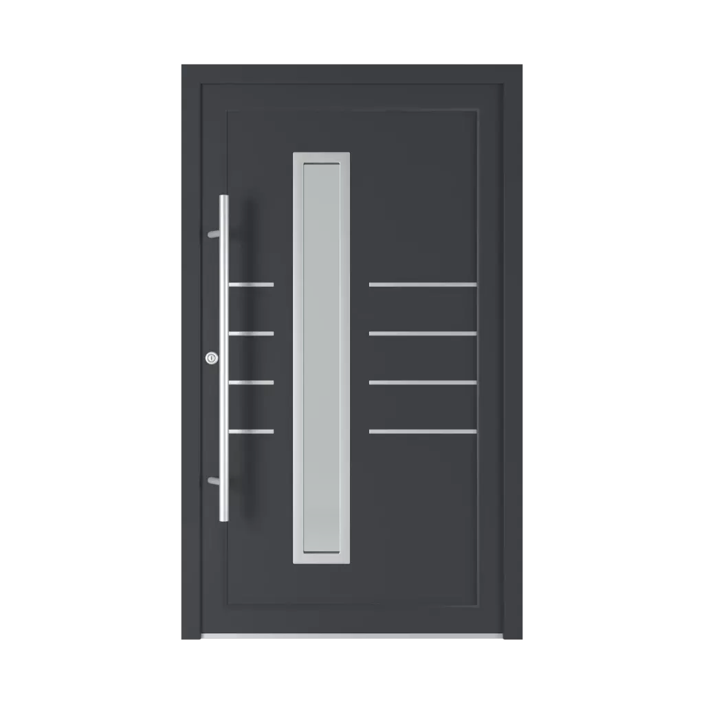 6011 PVC entry-doors types-of-door-fillings one-sided-overlay-filling 