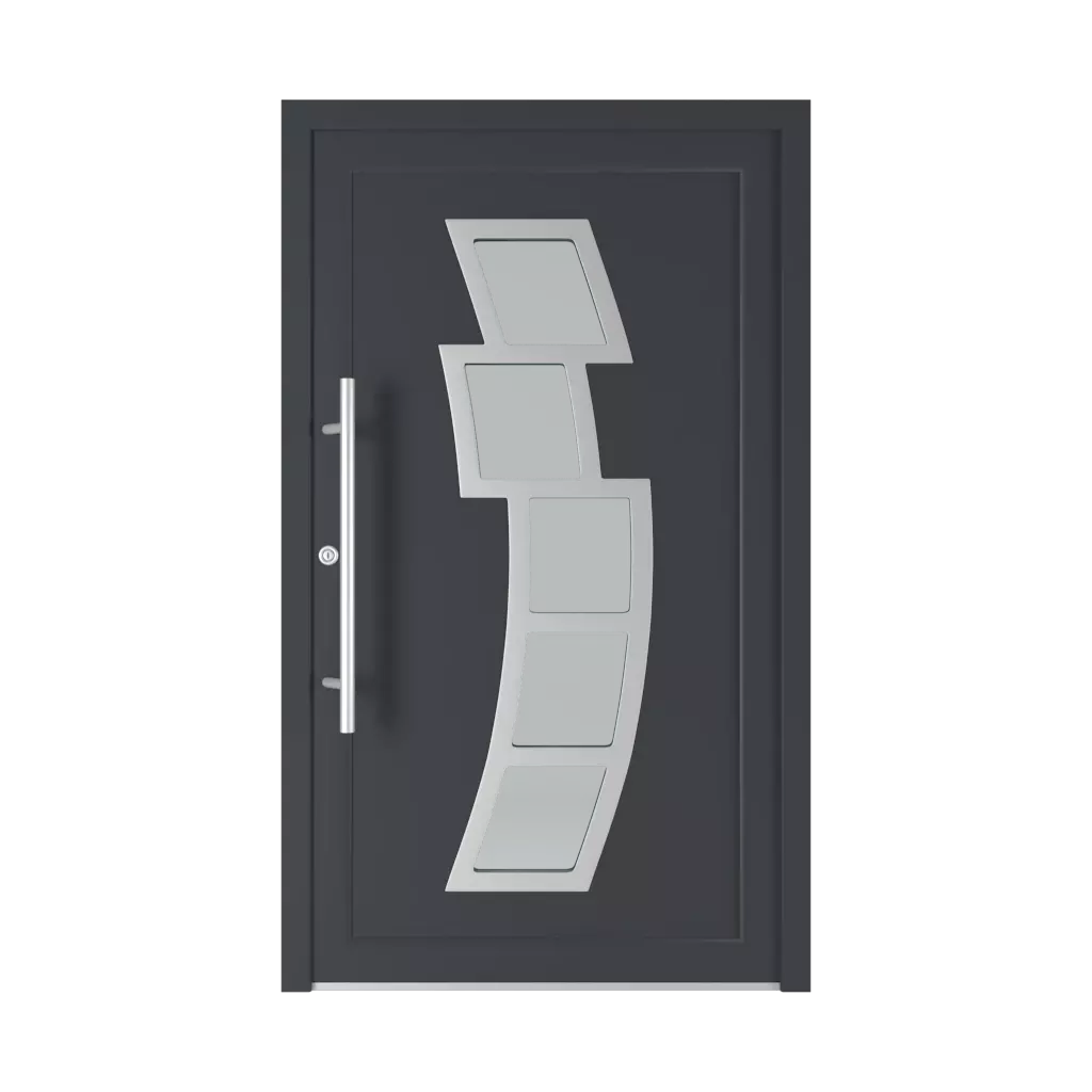 6021 PVC entry-doors types-of-door-fillings one-sided-overlay-filling 